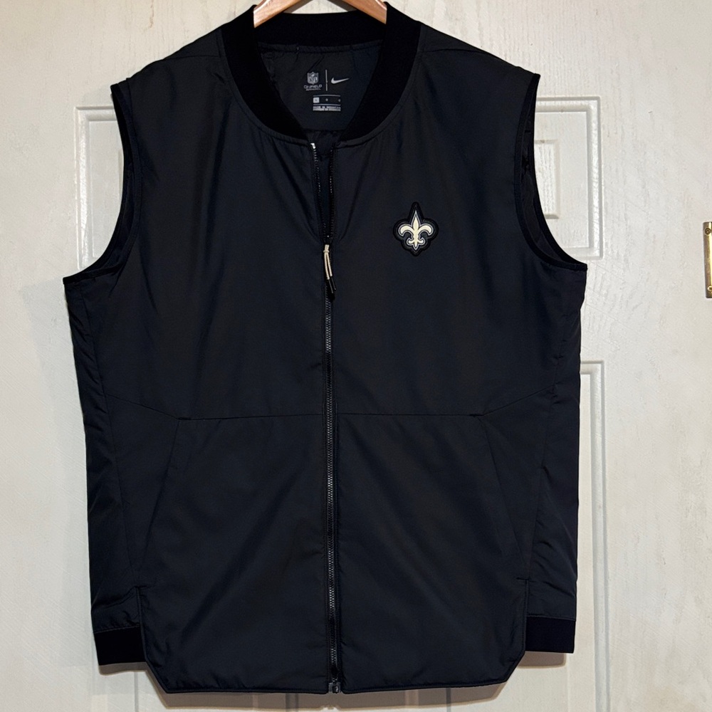 NFL Saints Nike‎ Black Men's Vest with Emblem
